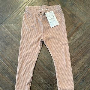 ZARA girls soft leggings